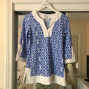 Jude Connolly geometric top, like new, size small